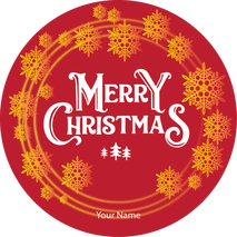 Personalised Christmas Gift Sticker / Waterproof Labels x Pack of 24 - 136