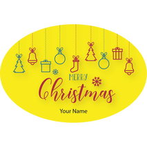 Personalised Christmas Gift Sticker -138- Waterproof Labels x Pack of 24
