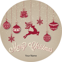 Personalised Christmas Gift Sticker / Waterproof Labels x Pack of 24 - 139