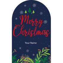 Personalised Christmas Gift Sticker / Waterproof Labels x Pack of 24 - 147