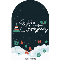 Personalised Christmas Gift Sticker / Waterproof Labels x Pack of 24 - 148