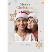 5x7 Folded Personalised Christmas Greeting Cards -019