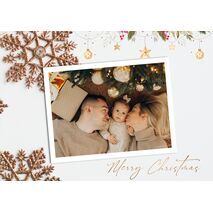 5x7 Folded Personalised Christmas Greeting Cards -032