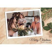 5x7 Folded Personalised Christmas Greeting Cards -037