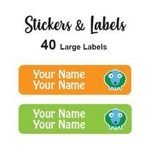 Large Labels 40pc Billy - perfect for books and bags