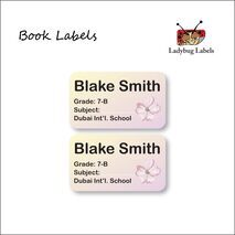 Dessert Rose-Pack of 40 Book Labels