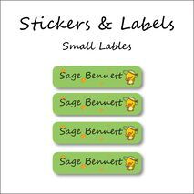 Cute Ducky-Pack of 30 Small Waterproof Labels