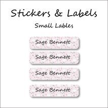 Leafy Duck-Pack of 30 Small Waterproof Labels