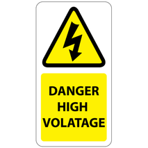 ​Danger High Voltage Labels