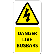​Danger Live Busbars Labels