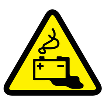Battery Charging Warning Labels