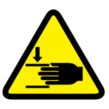 Crushing of Hands Warning Labels