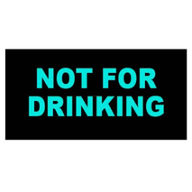​Not For Drinking Labels 50x25mm