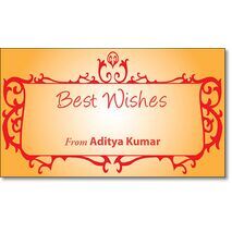 Best Wishes Gift Tag BW GT 0702