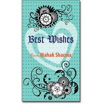 Best Wishes Gift Tag BW GT 0725