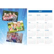 Poster Calendar Collage PCC 002 (3 Photos)