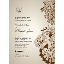 Wedding Invitation Card WIC 7842