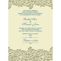 Wedding Invitation Card WIC 7809