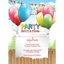 Kids Party Invitation 005