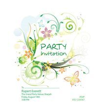 Kids Party Invitation 011