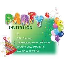 Kids Party Invitation 017