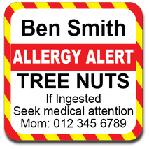 Allergy Label ST AL 005