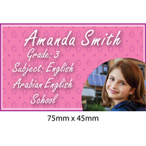 Personalised School Book Label PS BL 0195