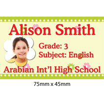 Personalised School Book Label PS BL 0199