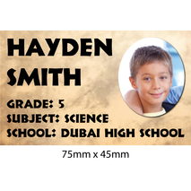Personalised School Book Label PS BL 0219
