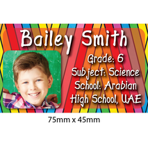 Personalised School Book Label PS BL 0244
