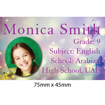 Personalised School Book Label PS BL 0246