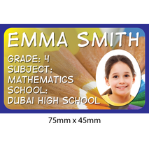 Personalised School Book Label PS BL 0251
