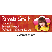 Personalised School Book Label Small PS BLS 0001