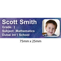 Personalised School Book Label Small PS BLS 0002