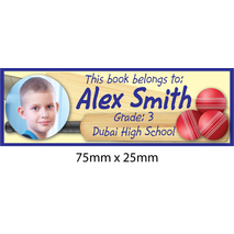 Personalised School Book Label Small PS BLS 0004