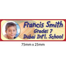 Personalised School Book Label Small PS BLS 0005