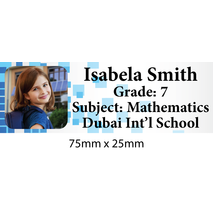Personalised School Book Label Small PS BLS 0006