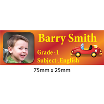 Personalised School Book Label Small PS BLS 0010