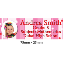 Personalised School Book Label Small PS BLS 0013