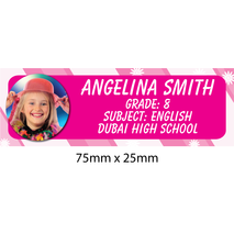 Personalised School Book Label Small PS BLS 0014