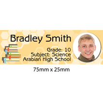 Personalised School Book Label Small PS BLS 0015