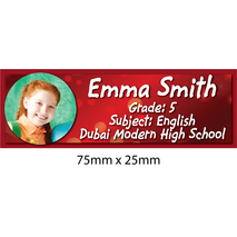 Personalised School Book Label Small PS BLS 0022