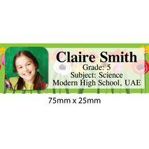 Personalised School Book Label Small PS BLS 0024