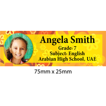 Personalised School Book Label Small PS BLS 0025