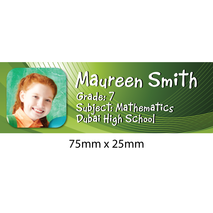 Personalised School Book Label Small PS BLS 0028