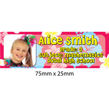 Personalised School Book Label Small PS BLS 0030