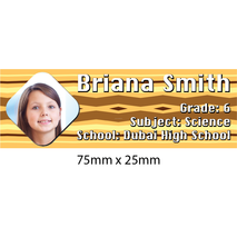 Personalised School Book Label Small PS BLS 0042