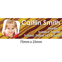 Personalised School Book Label Small PS BLS 0043