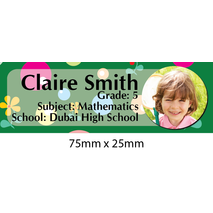 Personalised School Book Label Small PS BLS 0047