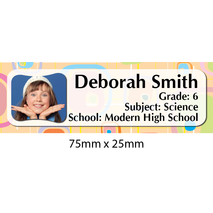 Personalised School Book Label Small PS BLS 0049